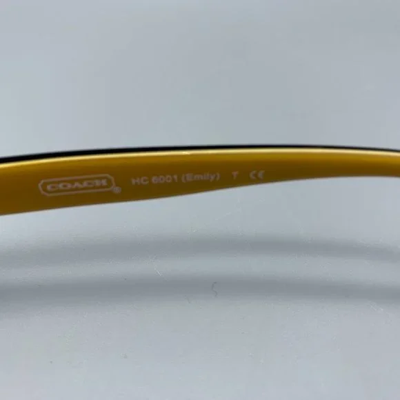 Coach HC6001 Emily Rectangle Frame Dark Tortoise Glasses - Picture 7 of 10